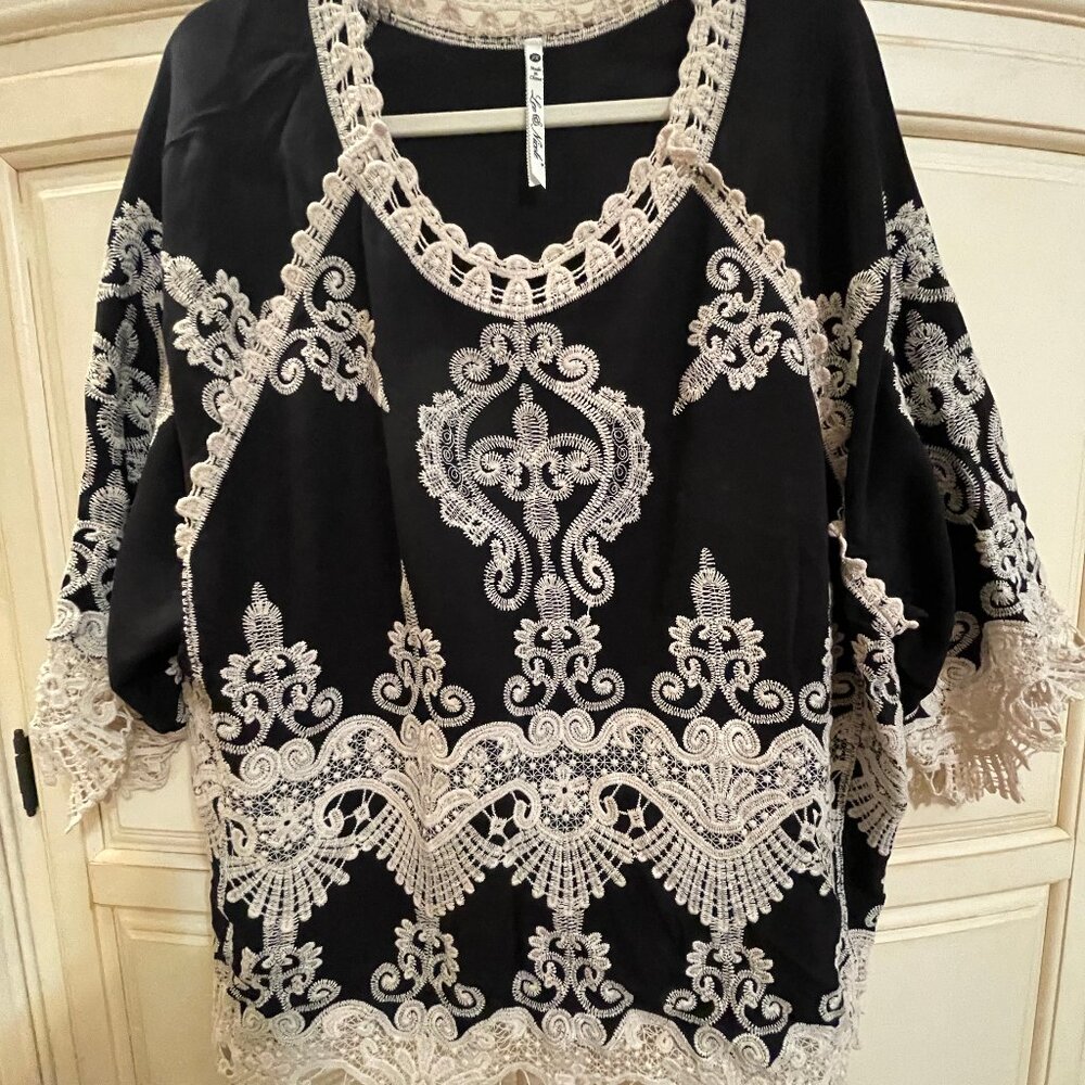 Crocheted Lace Top